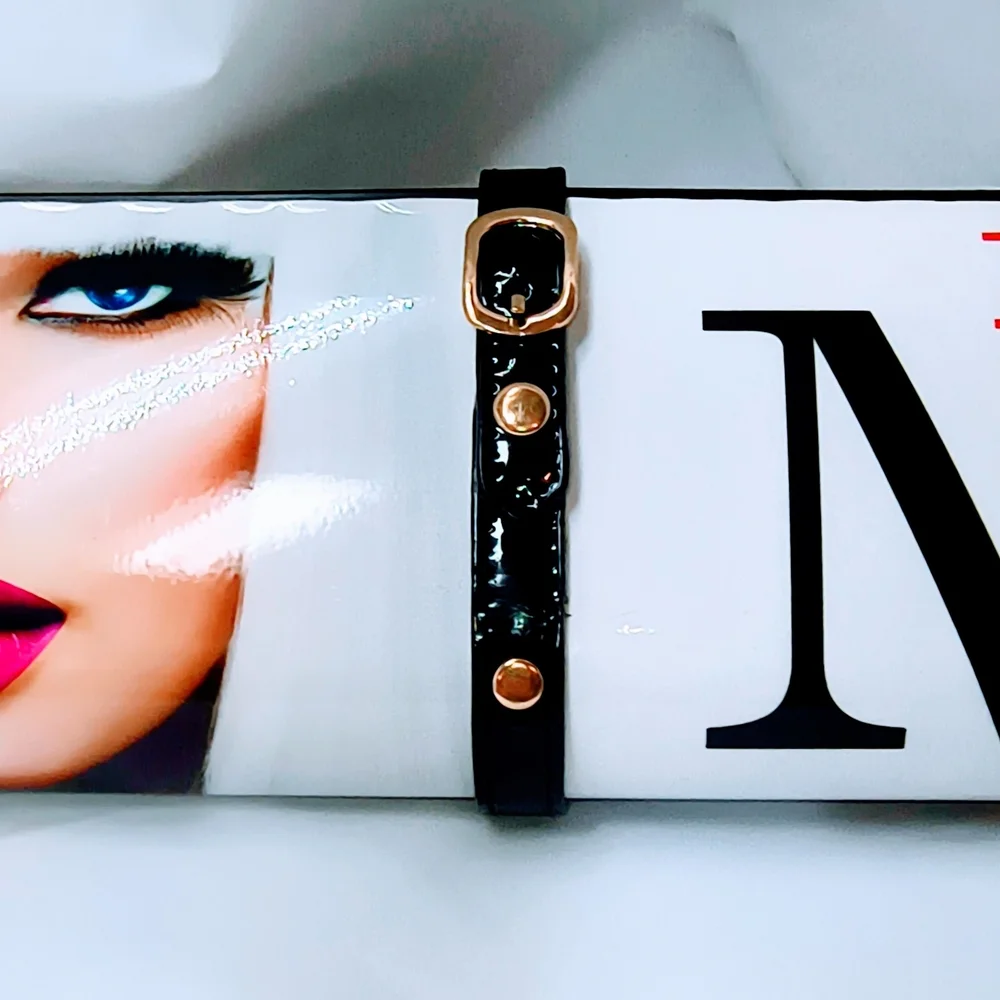 Unbranded Chic Clutch Magazine‎ Cover Design in Black, White, & Gold
